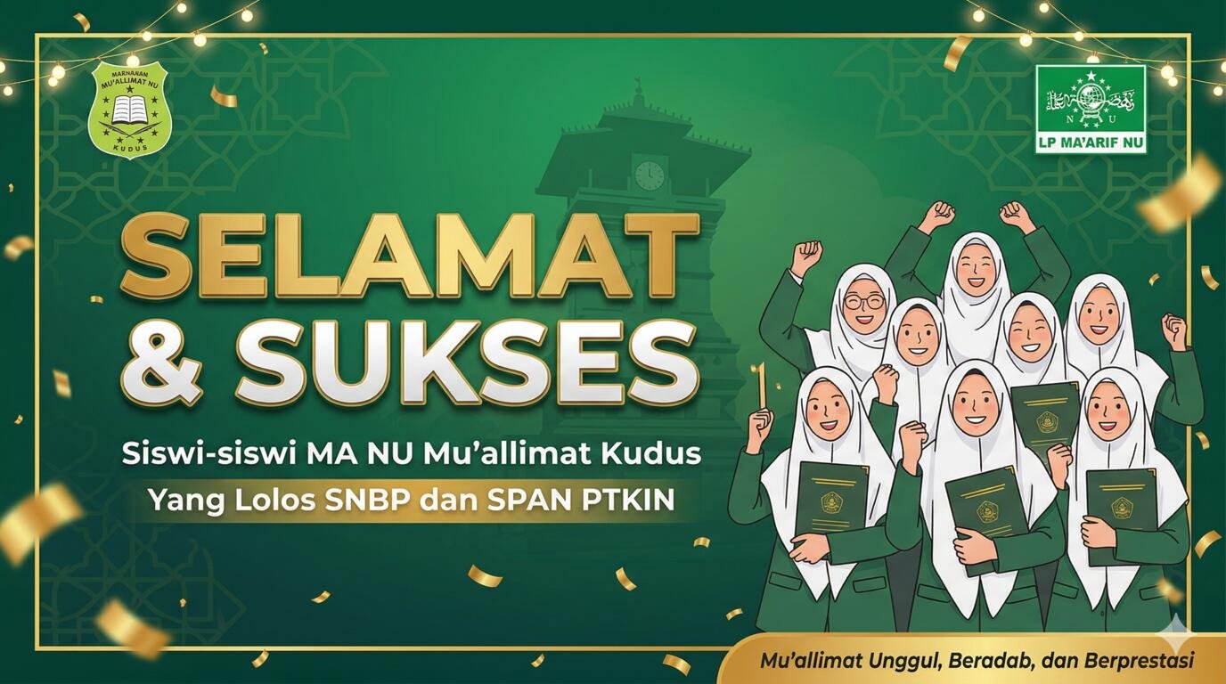 Selamat dan Sukses Siswi-siswi yang lolos SNBP dan SPAN PTKIN